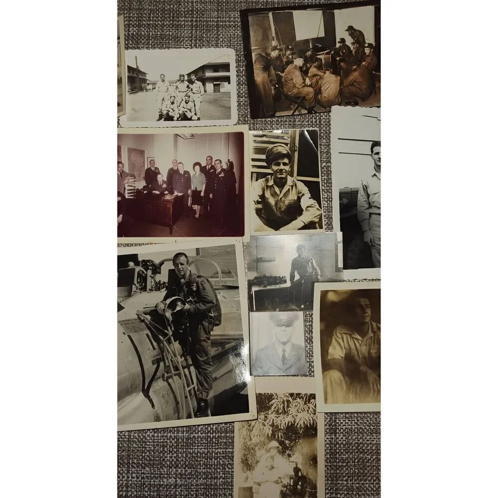 Misc lot of military snapshots (28) 1945-1950's Black and white Ft Bragg Africa - Picture 4 of 14